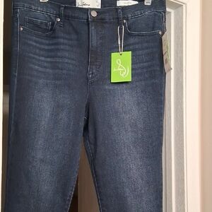 NWT- Sam Edelman Women's High Rise Jeans - Dark Blue